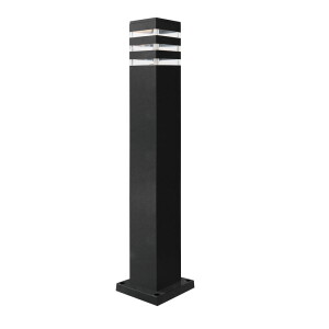 TEKSAS 74cm grafit 1xE27 Lampa stojąca zewnętrzna