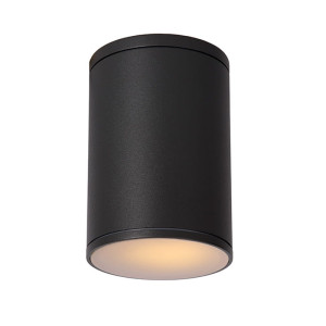 TUBIX Czarny downlight zewnętrzny śr. 10,8cm LUCIDE 27870/01/30