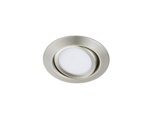 RILA Nikiel mat okrągłe 5W 3000K GU10 Oczko sufitowe uchylne Trio 650310107
