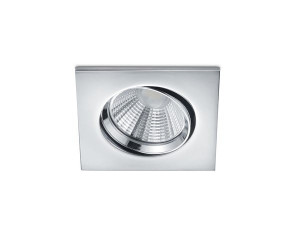 PAMIR LED DIM Chrom kwadrat 5,5W 3000K IP23 Ściemnialne łazienkowe oczko sufitowe uchylne Trio 650410106 ( 6 szt. dostępnych od ręki. Wysyłka 24 h. )