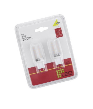 LED ściemnialna włącznikiem Duopak 3W 2xG9 3000K Trio 929-230