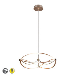 CHARIVARI Mosiądz Mat 42W 3000K ściemnialna Lampa wisząca