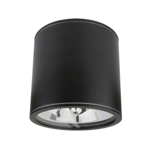 CHLOE AR111 GU10 IP65 okrągła czarna nieruchoma downlight (Dostępnych od ręki 5 szt. Wysyłka 24h)