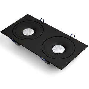 STILLO SQ DUE 2x15W 3000K Czarna OXYLED DL215 36 3K S czarny