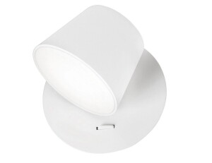 CORIA Biały LED Edison 6W 3000K Kinkiet ścienny