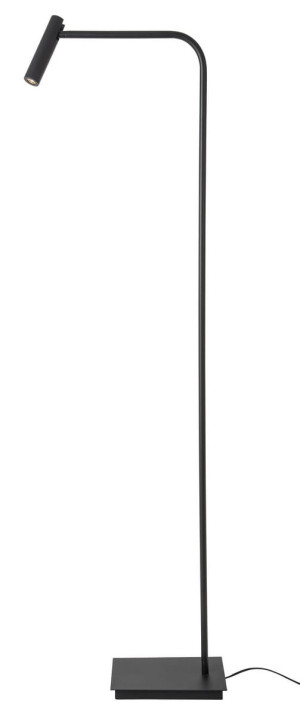 BERISSO Czarna LED 3W 3000K Lampa podłogowa stojąca