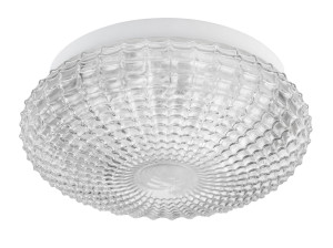 LINCOLN Transparentny 2xE27 IP44 Lampa sufitowa łazienkowa Luces Exclusivas LE42442