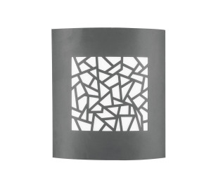SANTIAGO Szary E27 IP44 Kinkiet zewnętrzny Luces Exclusivas LE71403