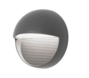 TARTAGAL Szary LED 6W 3000K IP54 Lampa schodowa, elewacyjna Luces Exclusivas LE71428