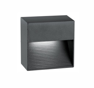 TARTAGAL Szary LED 3W 3000K IP54 Lampa schodowa, elewacyjna Luces Exclusivas LE71429