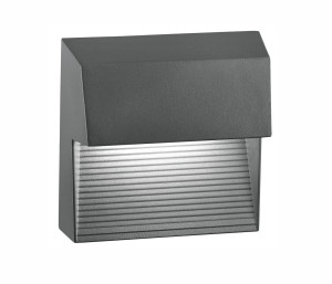 TARTAGAL Szary LED 6W 3000K IP54 Lampa schodowa, elewacyjna Luces Exclusivas LE71430