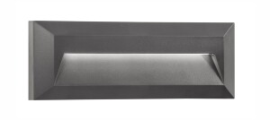 TERRASSA Szary LED 2W 3000-4000K IP54 Lampa schodowa, elewacyjna Luces Exclusivas LE71438