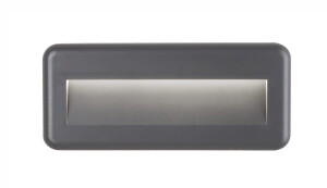 TERRASSA Szary LED 4W 3000-4000K IP54 Lampa schodowa, elewacyjna Luces Exclusivas LE71439