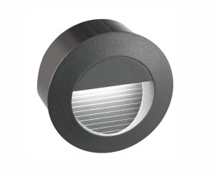 TARTAGAL Szary LED 3W 3000K IP54 Lampa schodowa, elewacyjna Luces Exclusivas LE71441