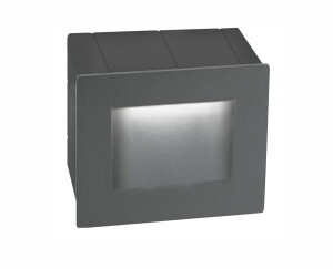 TARTAGAL Szary LED 3W 3000K IP54 Lampa schodowa, elewacyjna Luces Exclusivas LE71443