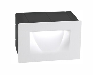 TARTAGAL Biały LED 3W 3000K IP54 Lampa schodowa, elewacyjna Luces Exclusivas LE71445