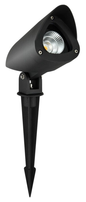 TORREJON Czarny LED 3W 3000K IP65 Reflektor ogrodowy Luces Exclusivas LE71451