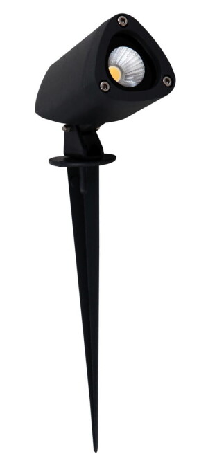 TORREJON Czarny LED 3W 3000K IP65 Reflektor ogrodowy Luces Exclusivas LE71453