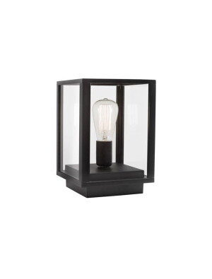 PENAFLOR Czarny wys. 29cm. E27 IP54 Lampa ogrodowa stojąca Luces Exclusivas LE71351