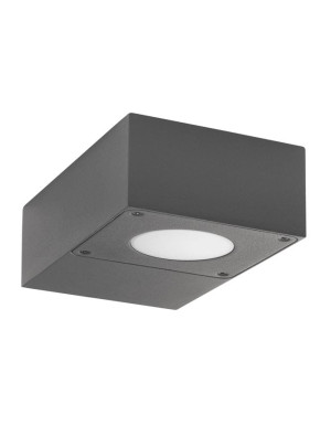 MOSQUERA Szary LED 6W 3000K IP54 Kinkiet zewnętrzny Luces Exclusivas LE71339