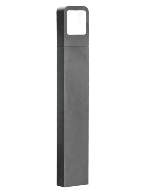 MOSTOLES Szara LED wys. 80cm. 6W 3000K IP54 Lampa ogrodowa stojąca Luces Exclusivas LE71341