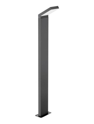 NECOCHEA Szara LED wys. 80cm. 6W 3000K IP54 Lampa ogrodowa stojąca Luces Exclusivas LE71343