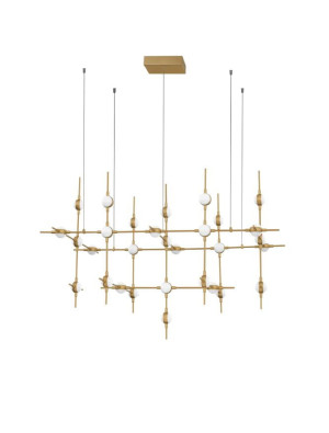 AZUL Złota 72W 3000K Lampa wisząca Luces Exclusivas LE41330