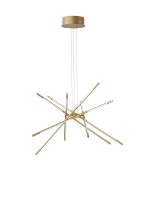 BELL Złota 56W 3000K Lampa wisząca Luces Exclusivas LE41337