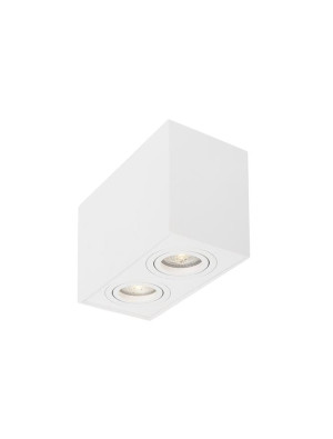 CHIVACOA Biały szer. 18cm. 2xGU10 Downlight regulowany Luces Exclusivas LE61451
