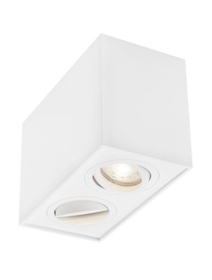 CHIVACOA Biały szer. 16cm. 2xGU10 Downlight regulowany Luces Exclusivas LE61452