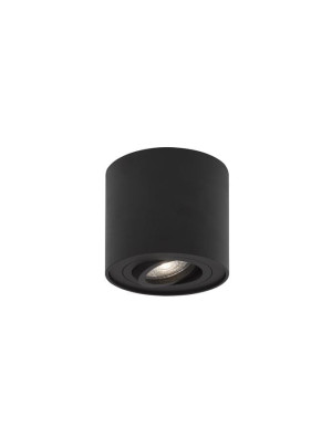 CARRIZAL Czarny śr. 8cm. GU10 Downlight regulowany Luces Exclusivas LE61426