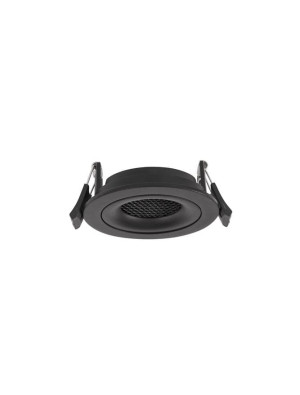 BARADERO Czarny GU10 Oczko sufitowe regulowane Luces Exclusivas LE61396