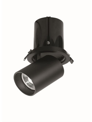 ALCORCON Czarny LED 15W CRI90 3000K Spot podtynkowy Luces Exclusivas LE61366