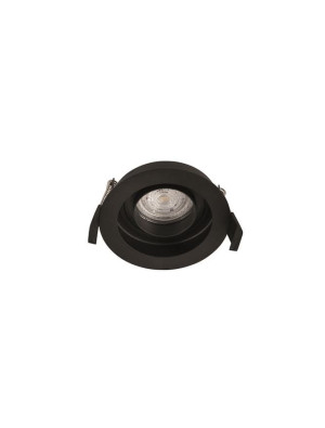 ARROYITO Czarny GU10 Oczko sufitowe regulowane Luces Exclusivas LE61380