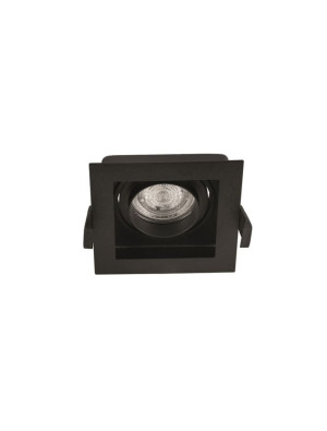 ARROYITO Czarny GU10 Oczko sufitowe regulowane Luces Exclusivas LE61382