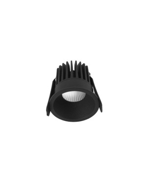 TERCERO Czarny LED 9W 3000K IP42 Oczko sufitowe łazienkowe Luces Exclusivas LE61326