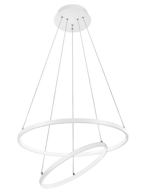 BANOS Biały mat LED DIM ściemnialna 85W 3000K Lampa wisząca Luces Exclusivas LE99322