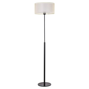 ANETA Beż | Czarny E27 Lampa podłogowa stojąca Rabalux 5094
