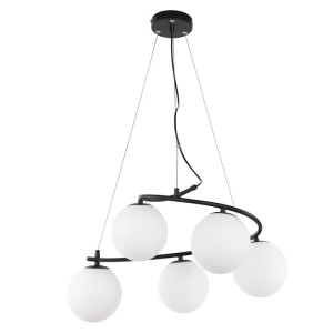 Aslan Czarny 5xE14 Lampa wisząca Rabalux 3470