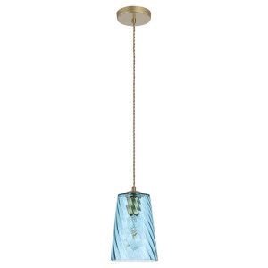 Azurine Niebieski E27 Lampa wisząca Rabalux 5226