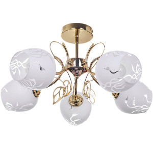 Fauna Złoty 5xE27 Lampa sufitowa