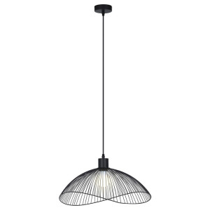 Iduna Czarna śr. 50cm. E27 Lampa wisząca Rabalux 4347