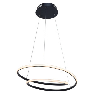 Meridia Czarny LED 40W 3000K Lampa wisząca Rabalux 3257