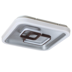 Portia Srebrny | Biały | Brąz LED 50W 4000K Lampa sufitowa Rabalux 3318
