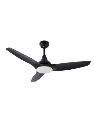 SAGUNTO Czarny z wentylatorem LED 18W 3000K Lampa wisząca Luces Exclusivas LE42550