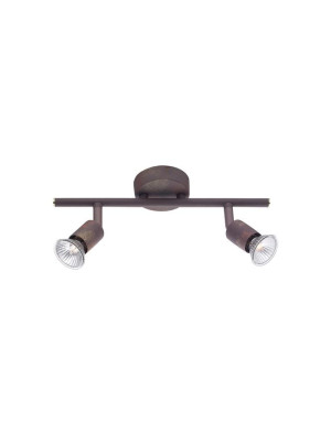 MIRAMAR Brąz rustykalny 2xGU10 Spot Luces Exclusivas LE42498