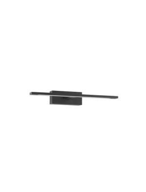 IPIALES Czarny szer. 41cm. LED 12W 3000K IP44 Kinkiet łazienkowy Luces Exclusivas LE42406