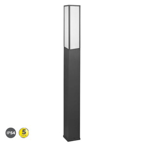 FUERTE Antracyt wys. 1,55m. LED 15W 3000K IP54 Lampa stojąca zewnętrzna Trio 426260142
