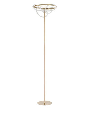 FIJO Złota LED 28W 3000K Lampa podłogowa stojąca Luces Exclusivas LE41391