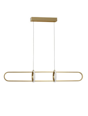 HOYO Złota LED 31W 3000K Lampa wisząca Luces Exclusivas LE41401